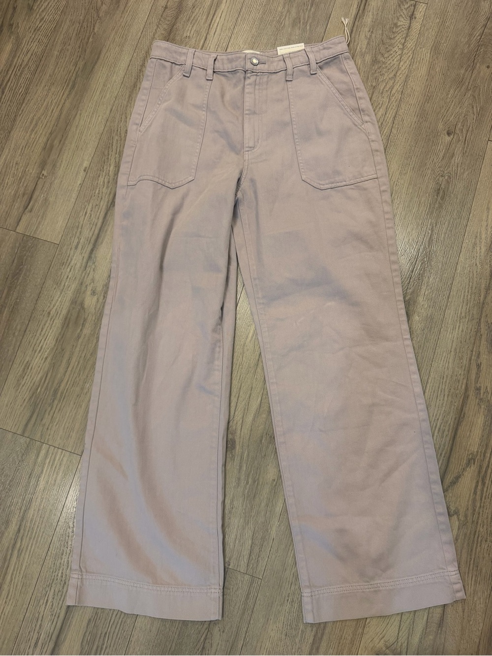 Universal Thread High Rise Wide-Leg Pants in Taupe Color